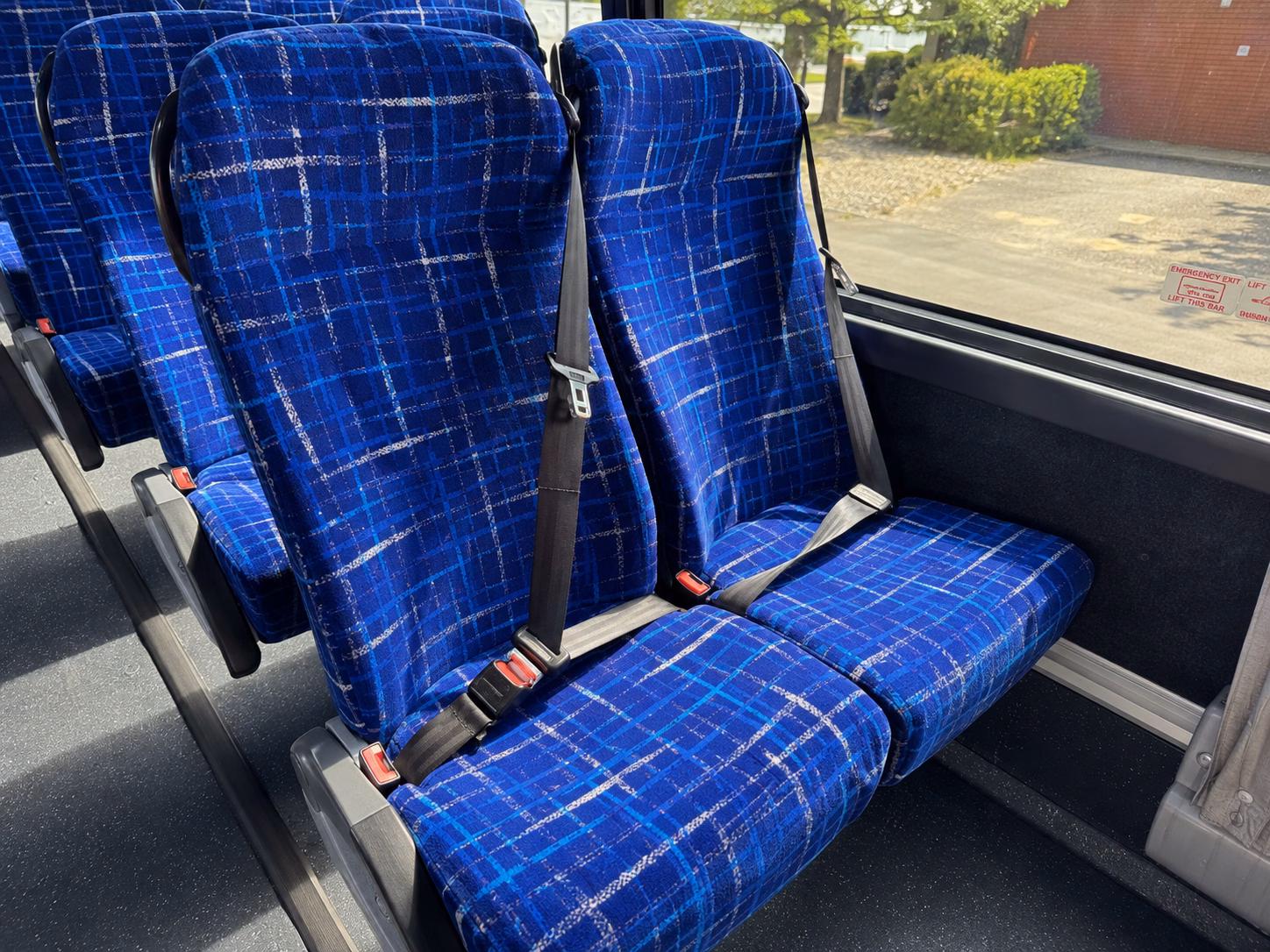 garland charter bus inside