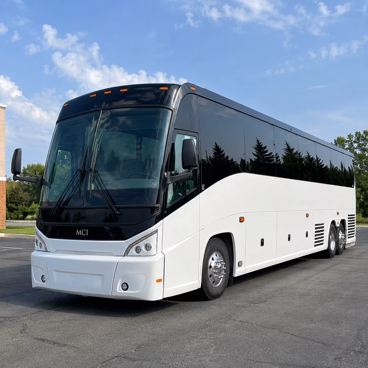garland charter bus services exterior