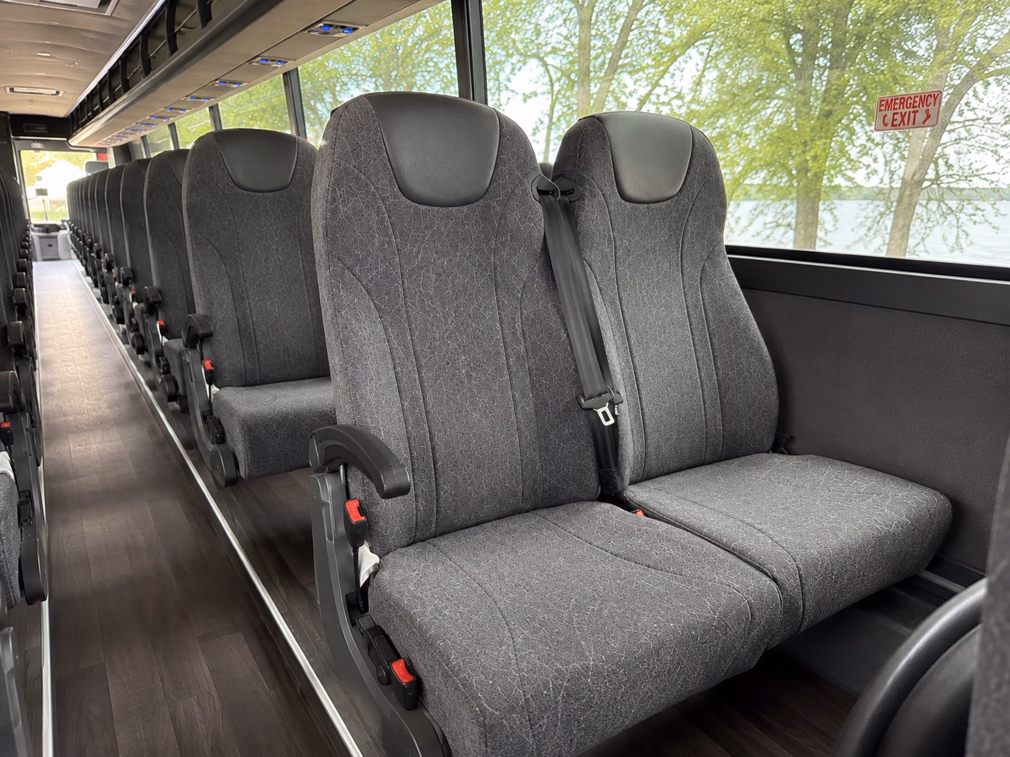 garland employee transportation onboard seating