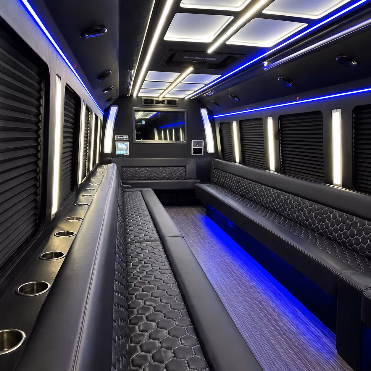 garland party bus rentals inside