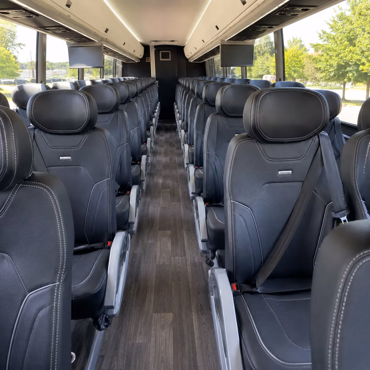garland sporting event transportation onboard seating